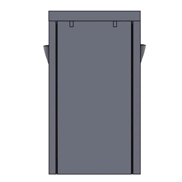 10-Tier Shoe Rack with Dustproof Cover | Grey | Holds up to 27 Pairs of Shoes