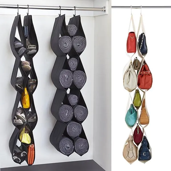 12-Pocket Self-Adjusting Hanging Organizer