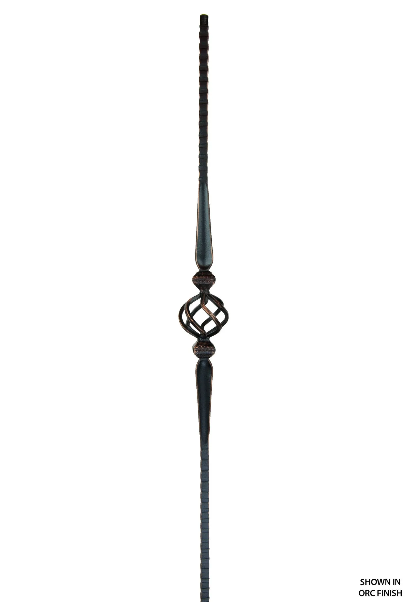 2572 Series M160 Single Basket Gothic Iron Baluster