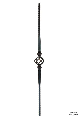 2572 Series M160 Single Basket Gothic Iron Baluster