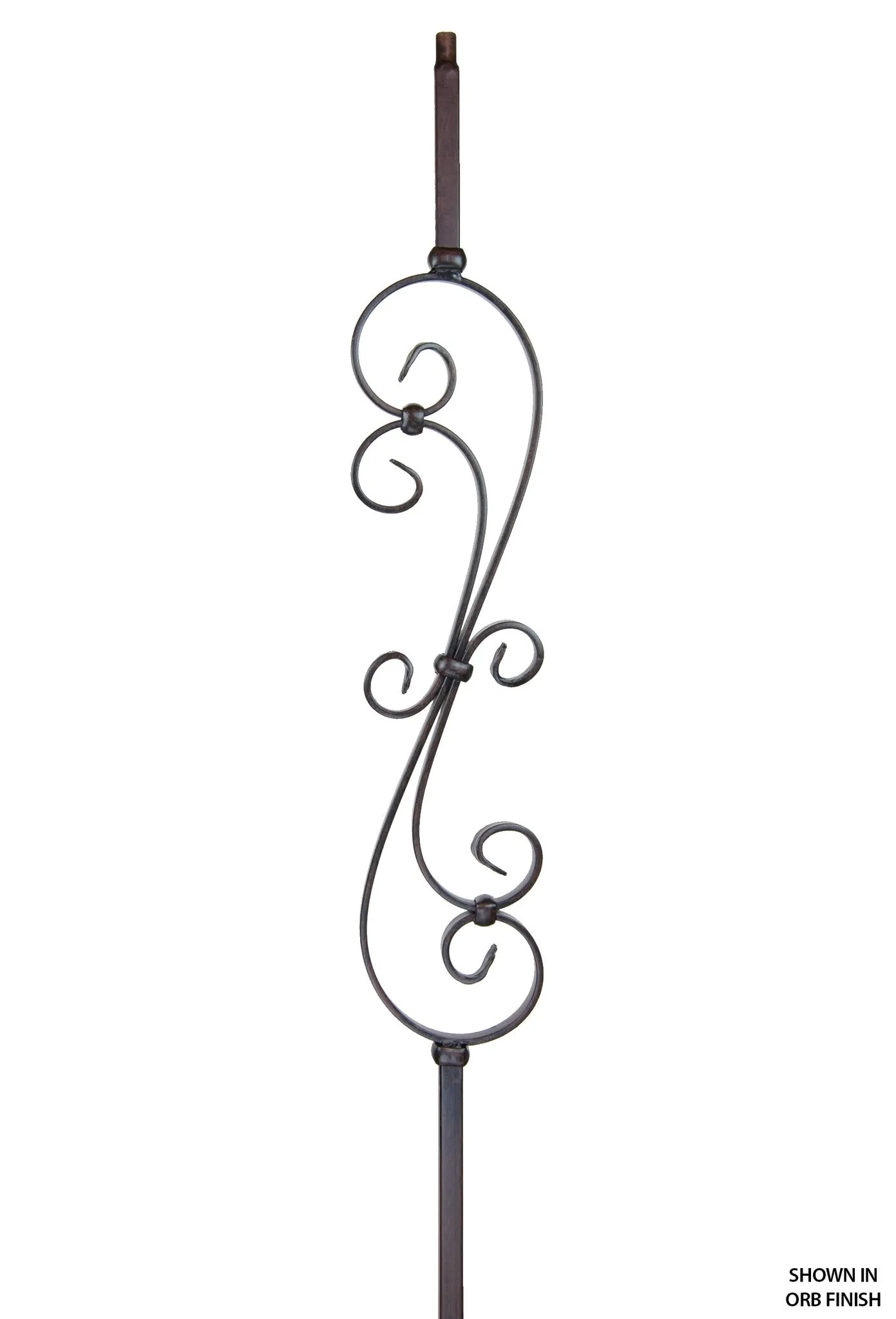 2881 Series MEGA-601 Skinny Scroll Mega Iron Baluster