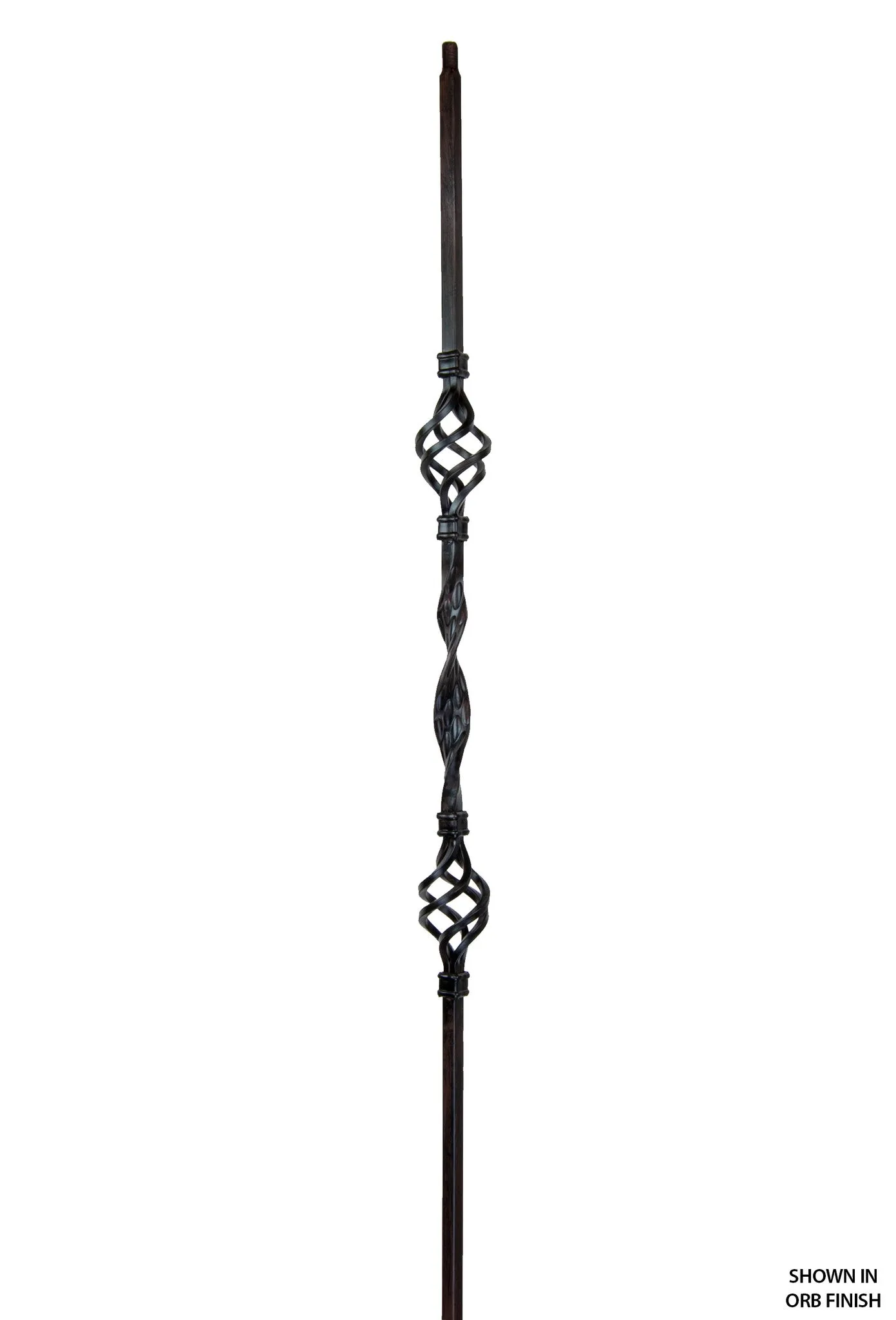 2963 Series M85 Double Basket Ribbon Iron Baluster
