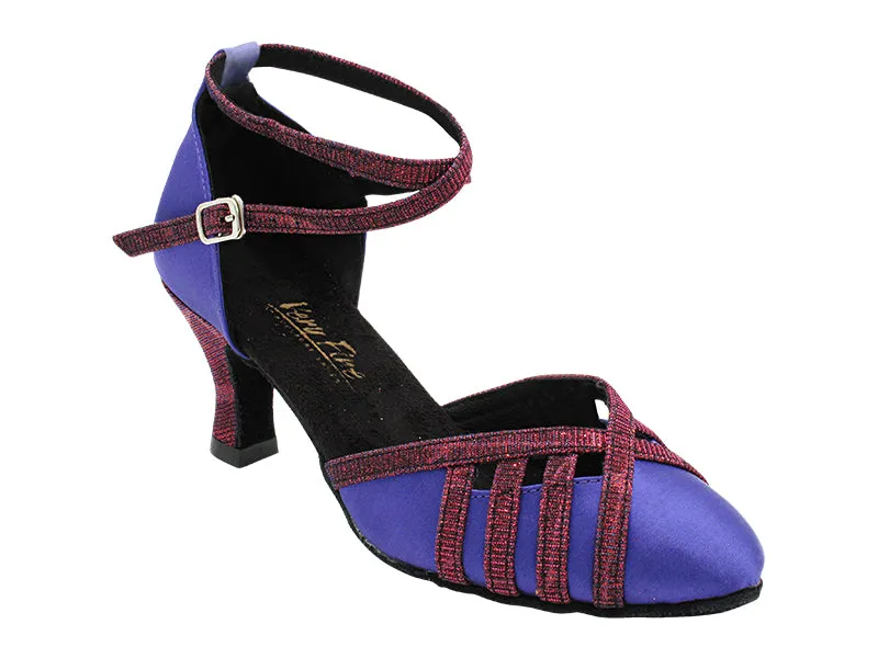 6857 245 Violet Satin_155 Purple Illusion Trim