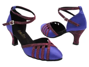 6857 245 Violet Satin_155 Purple Illusion Trim