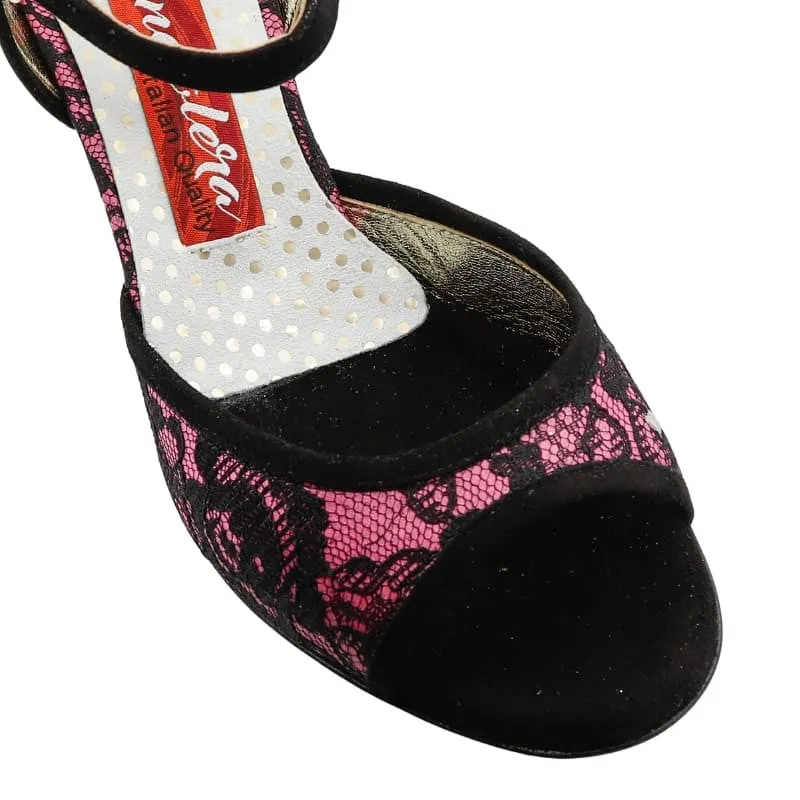 A1 Enna / Black & Red Lace