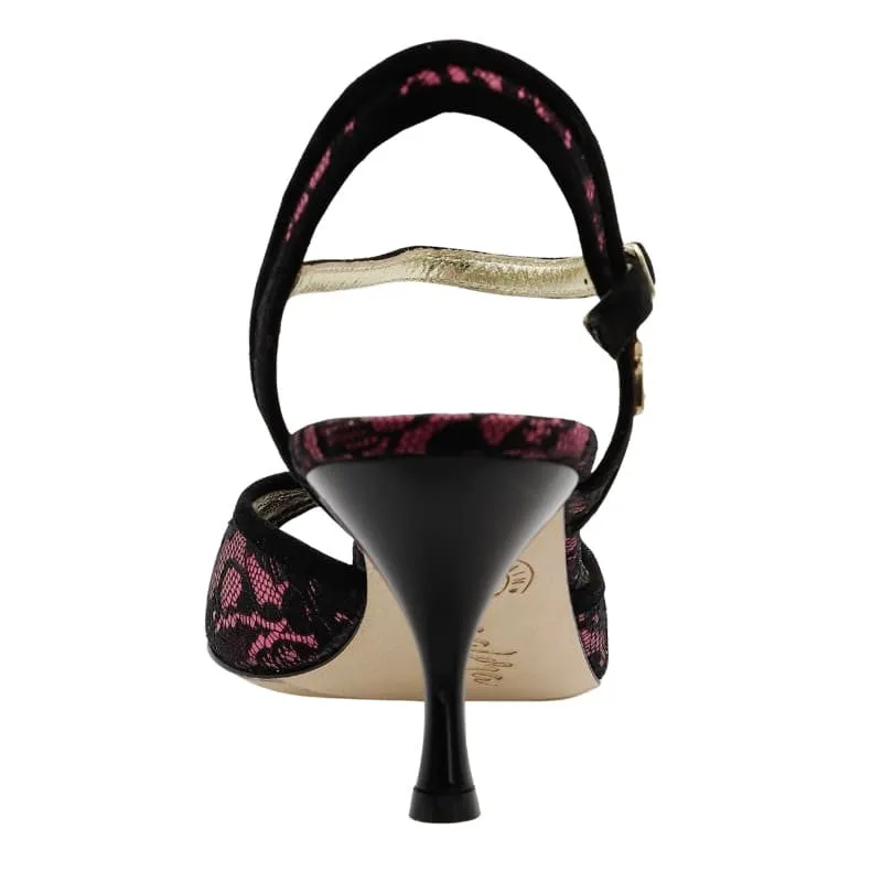 A1 Enna / Black & Red Lace