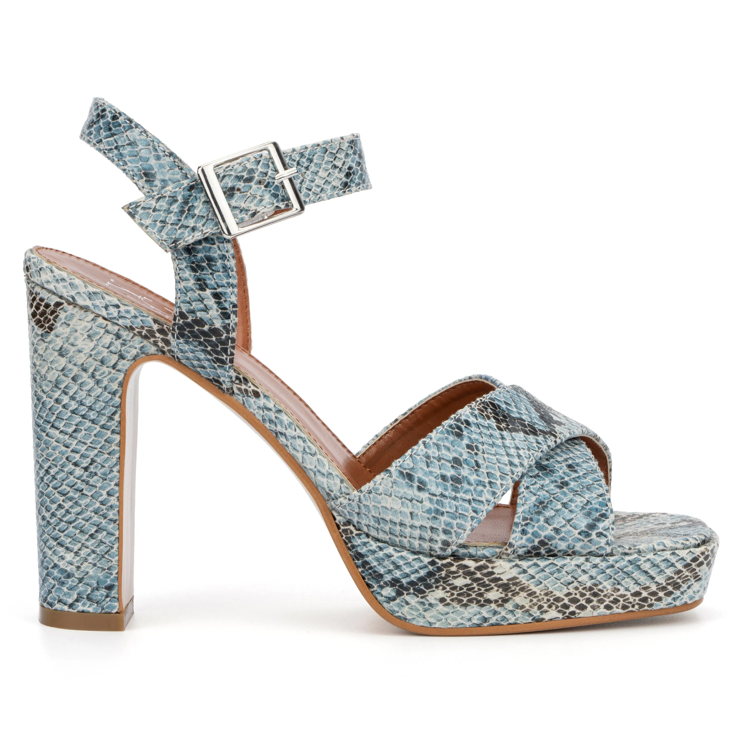 Adalia Snake Print Sandals