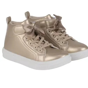 ADee BOWTIQUE Light Gold Bow High Top W245103