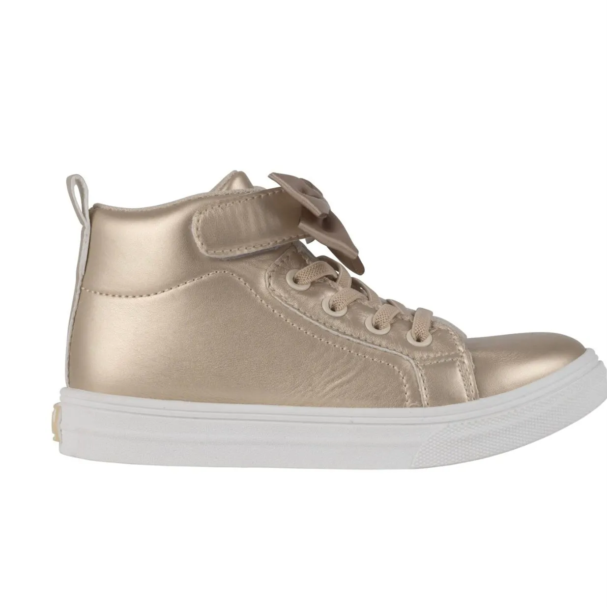 ADee BOWTIQUE Light Gold Bow High Top W245103