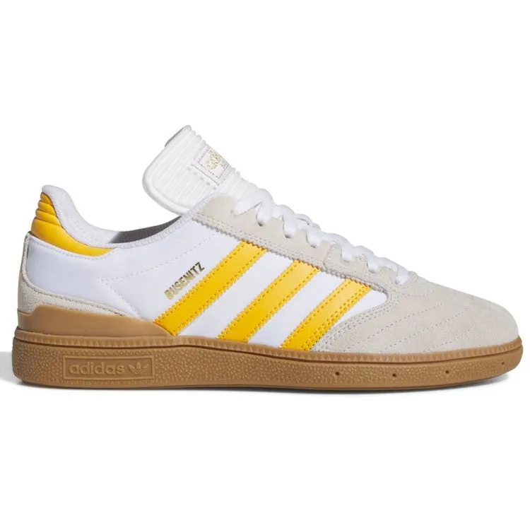 Adidas Skateboarding Busenitz Crystal White/Preloved Yellow/Gum Shoes