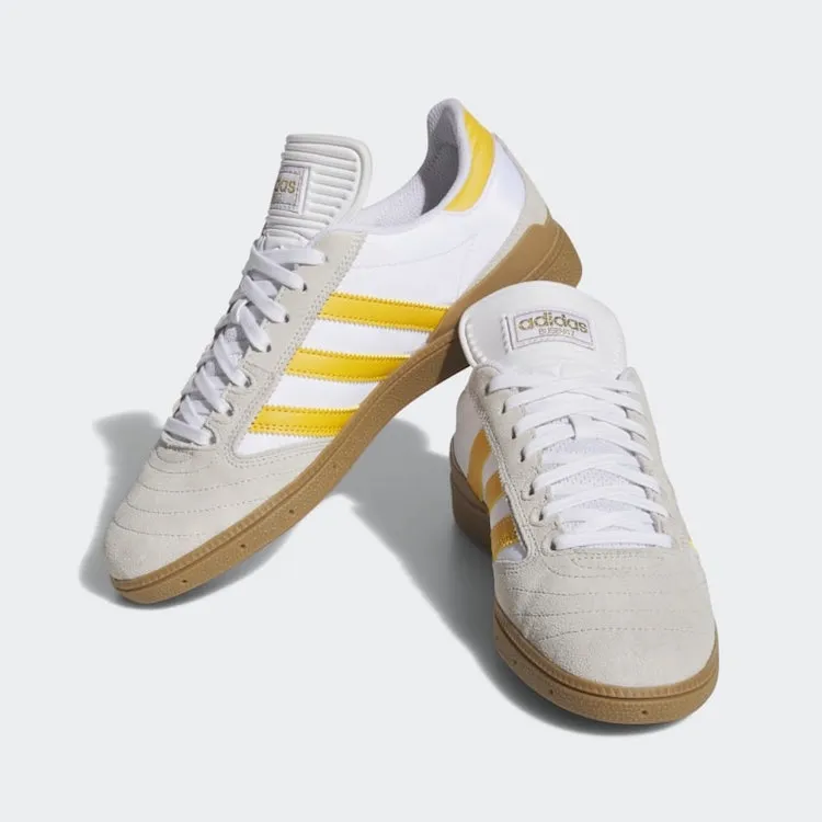 Adidas Skateboarding Busenitz Crystal White/Preloved Yellow/Gum Shoes
