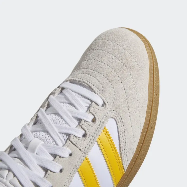 Adidas Skateboarding Busenitz Crystal White/Preloved Yellow/Gum Shoes