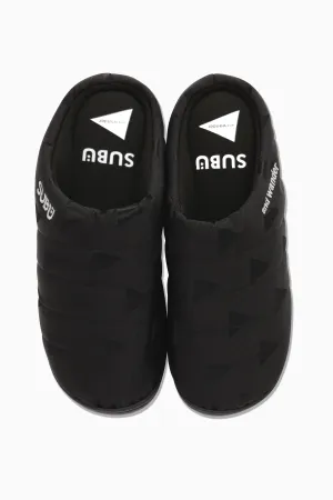 and wander - SUBU × and wander Triangle JQ Permanent Sandal - Black