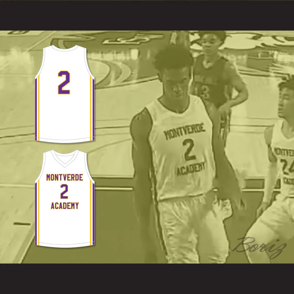 Andrew Nembhard 2 Montverde Academy Eagles White Basketball Jersey 1