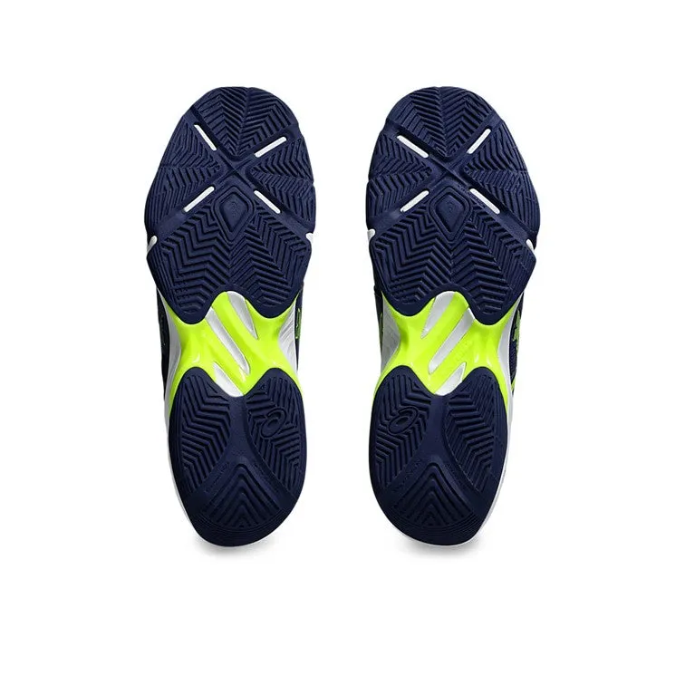 Asics Blade FF Men's Blue Expanse & Safety Yellow Indoor Court Shoes