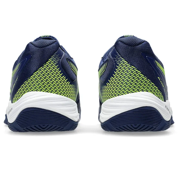 Asics Blade FF Men's Blue Expanse & Safety Yellow Indoor Court Shoes