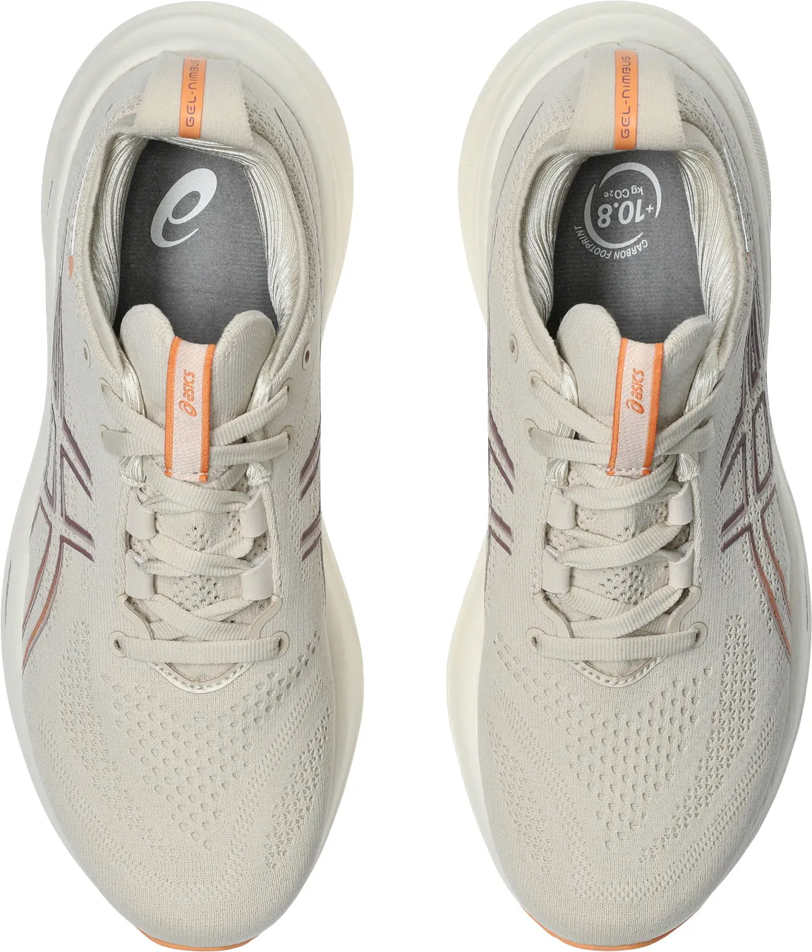 Asics Gel Nimbus 26 Womens Running Shoes - Beige