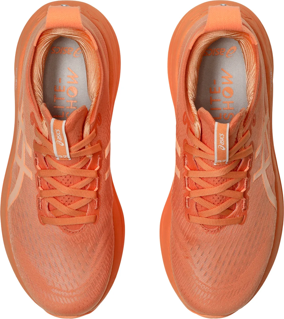 Asics Gel Nimbus 27 Lite-Show Womens Running Shoes - Orange