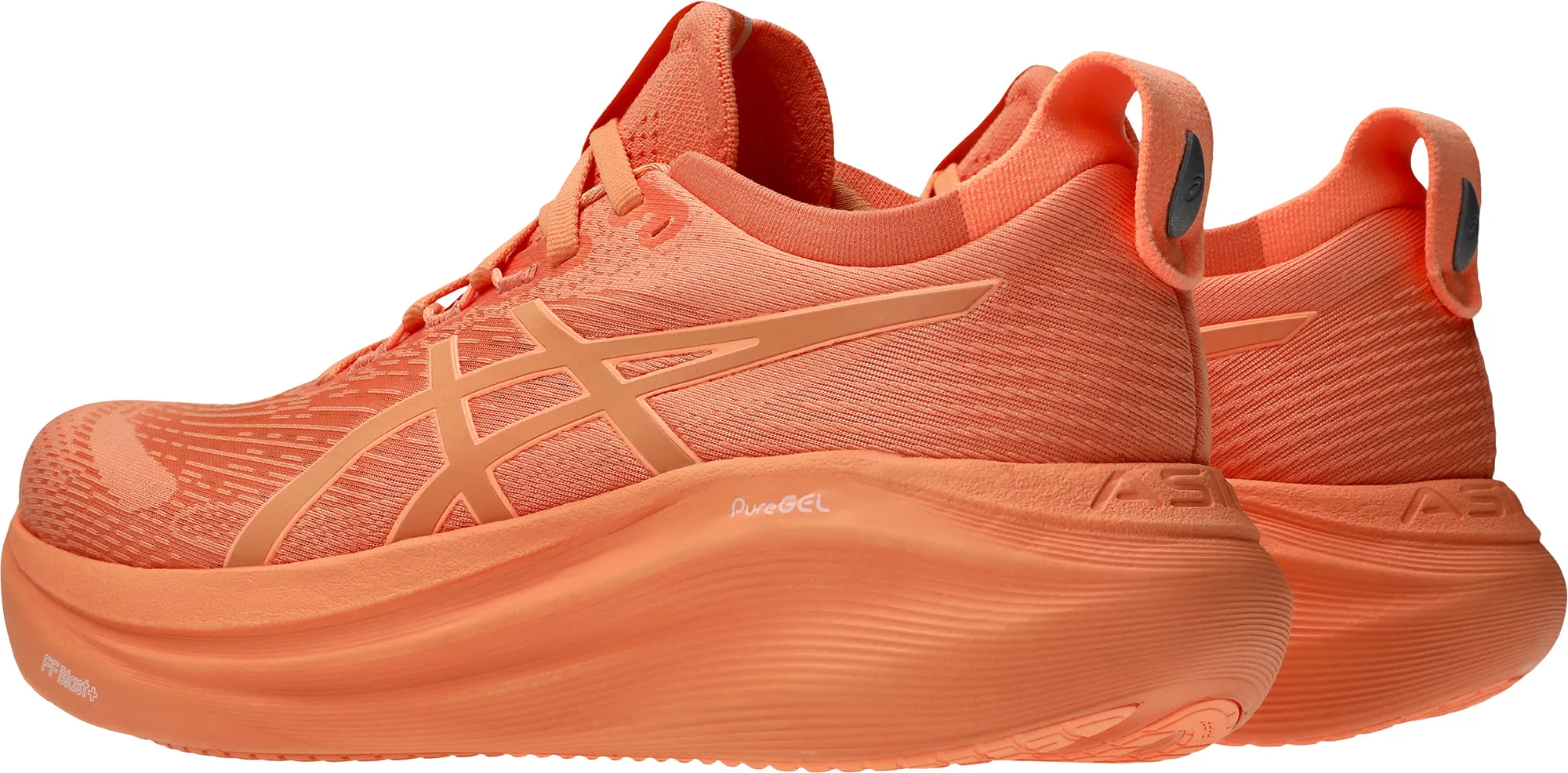 Asics Gel Nimbus 27 Lite-Show Womens Running Shoes - Orange
