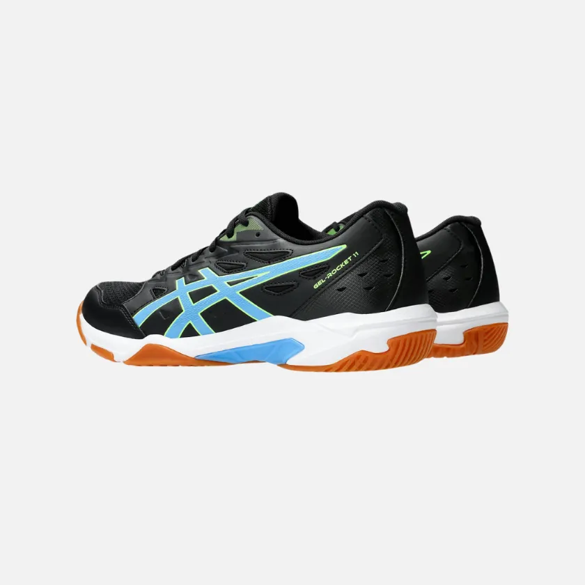 Asics GEL-ROCKET 11 Men's Badminton Shoes -BLACK/WATERSCAPE
