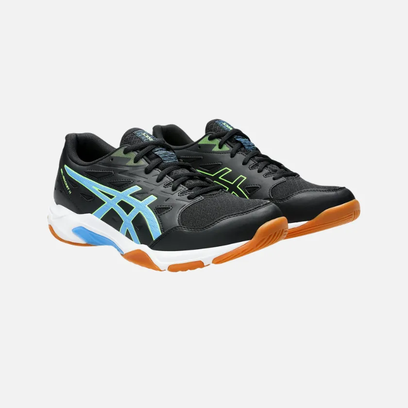 Asics GEL-ROCKET 11 Men's Badminton Shoes -BLACK/WATERSCAPE