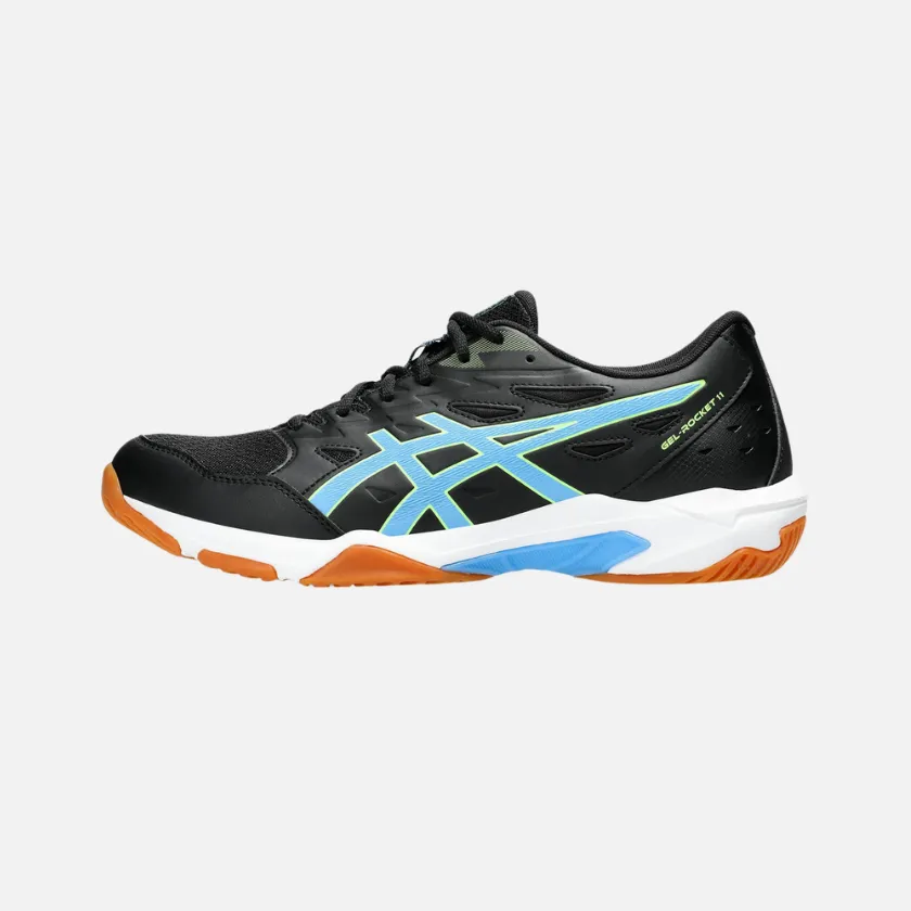 Asics GEL-ROCKET 11 Men's Badminton Shoes -BLACK/WATERSCAPE