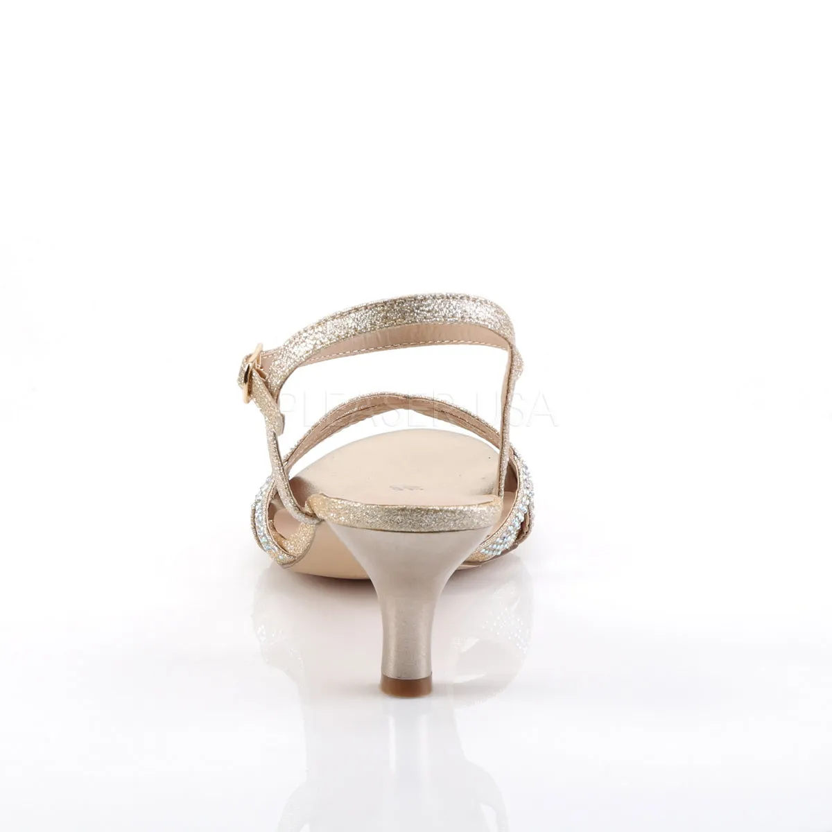 AUDREY-03  Nude Shimmering Fabric