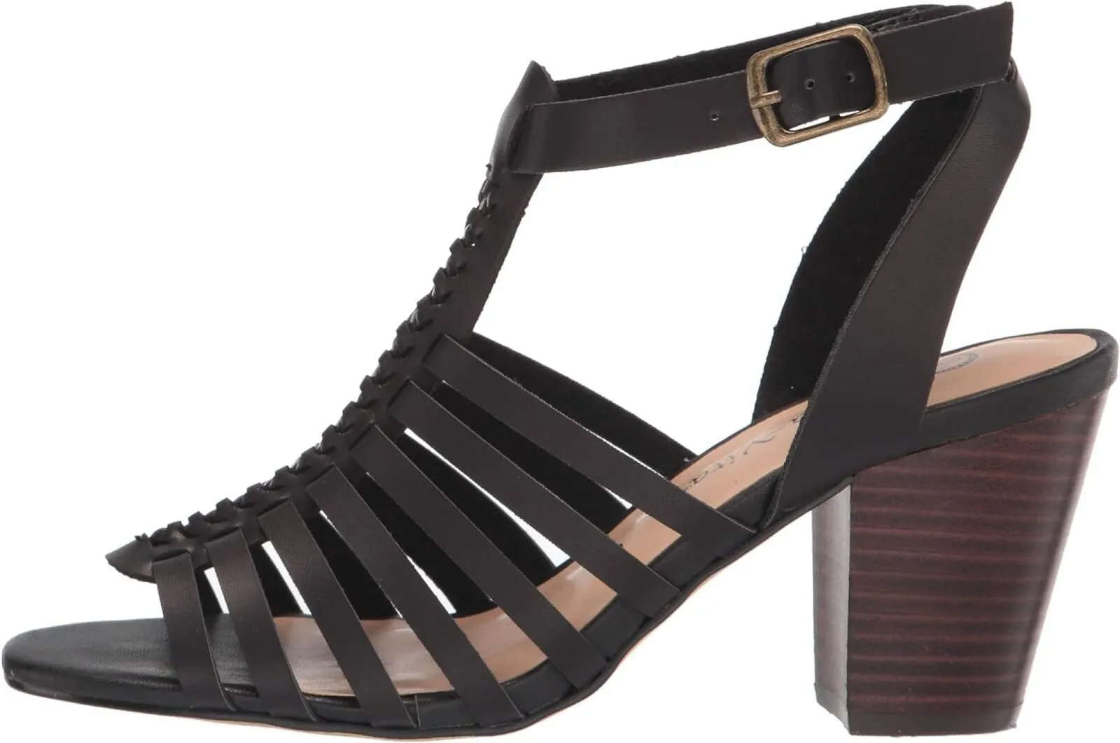 Bella Vita Women's Block Heel Sandal Heeled Shoes JODI Black 11W