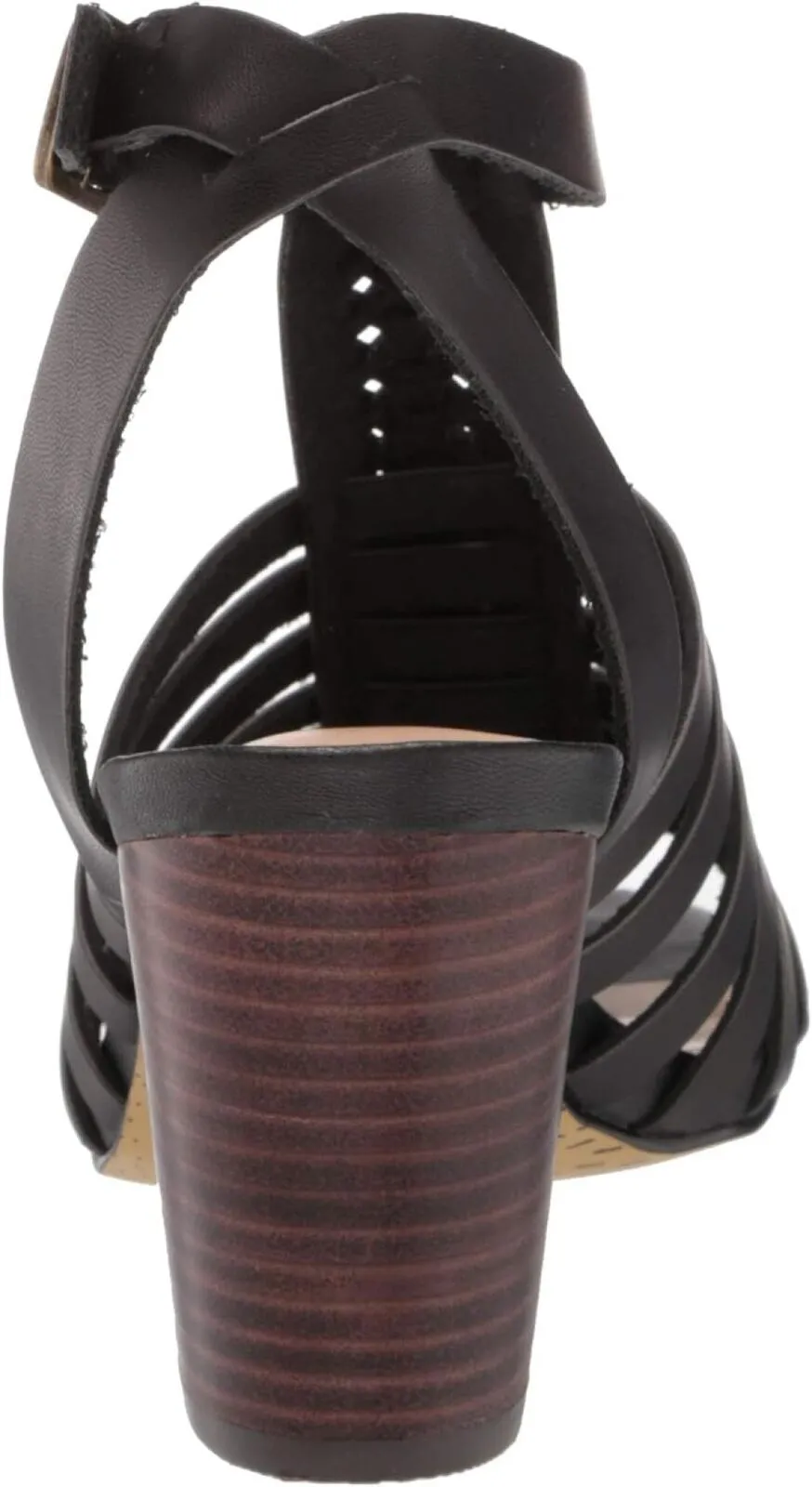 Bella Vita Women's Block Heel Sandal Heeled Shoes JODI Black 11W
