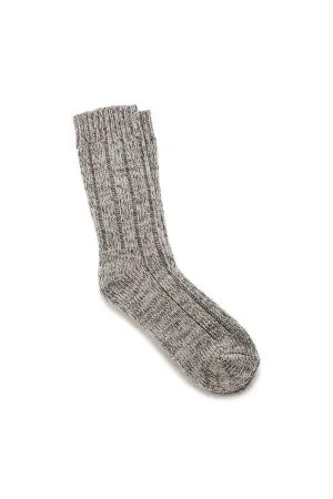 Birkenstock Cotton Twist Crew Socks for Men in Grey | 1002548
