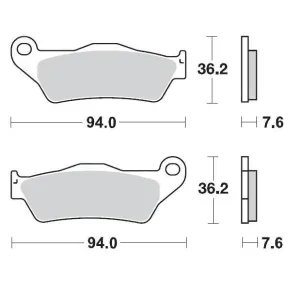 BRAKE PADS FRONT MOTO MASTER RACING GP FOR GASGAS HUSABERG HUSQVARNA KTM SHERCO YAMAHA