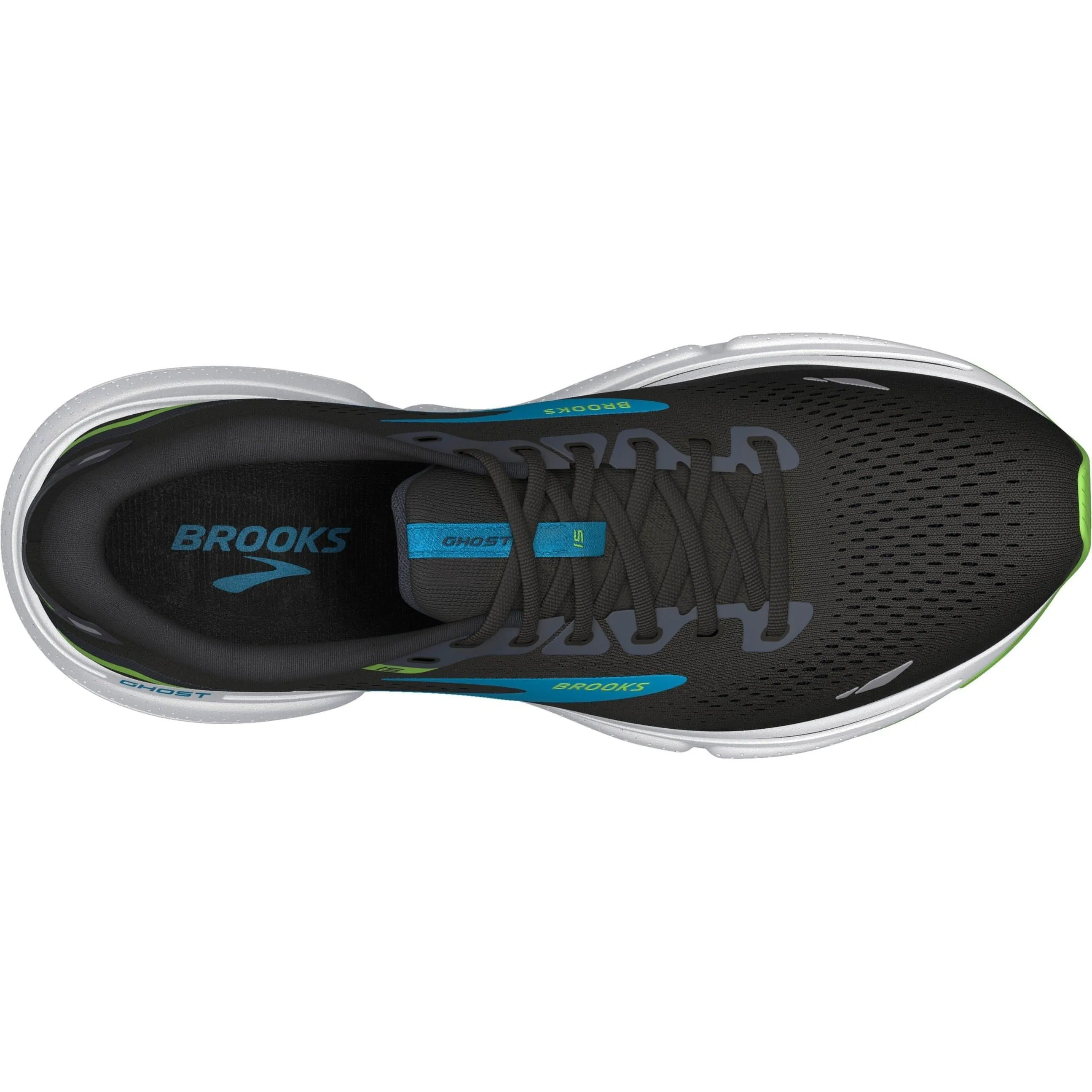 Brooks Ghost 15 Mens Running Shoes - Black