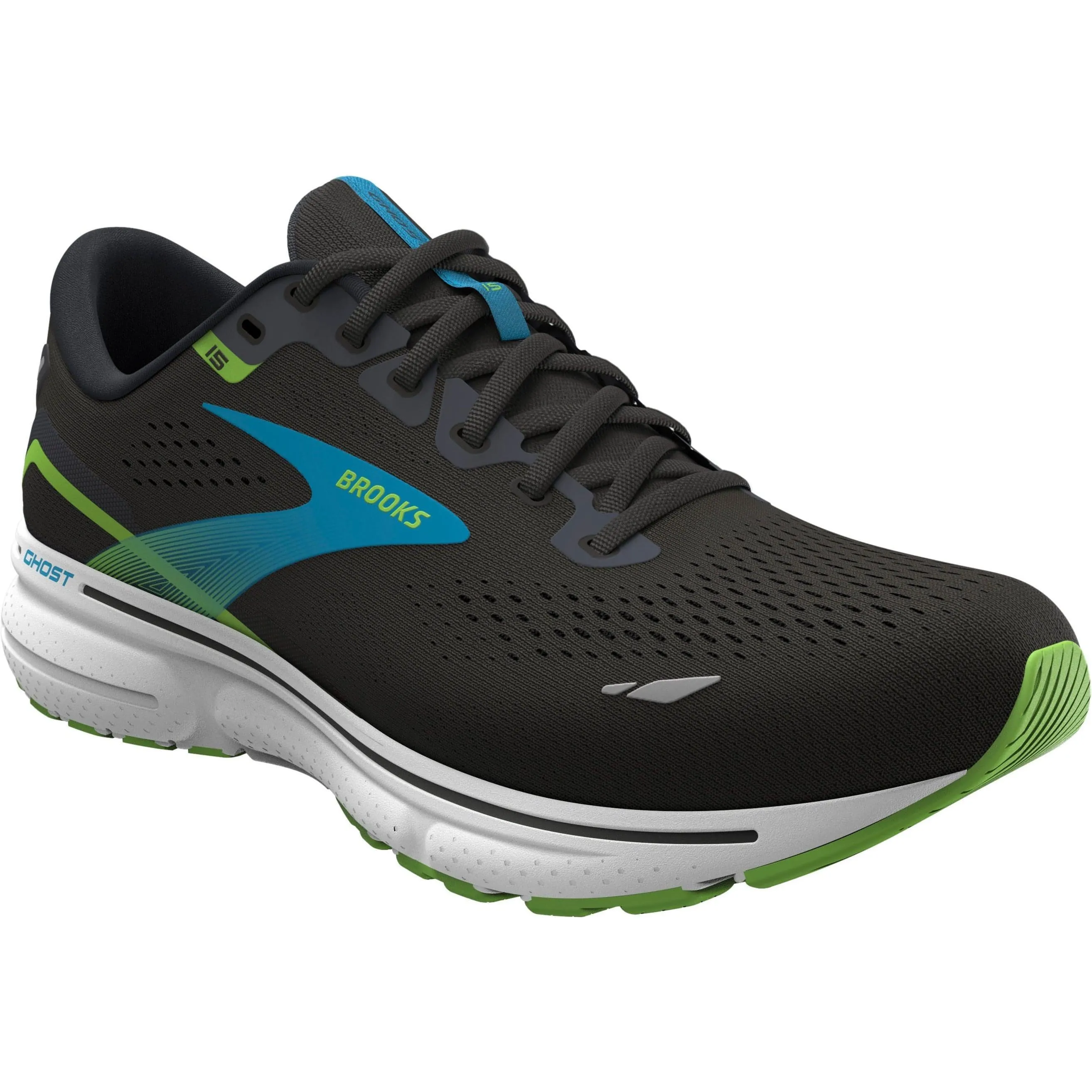 Brooks Ghost 15 Mens Running Shoes - Black