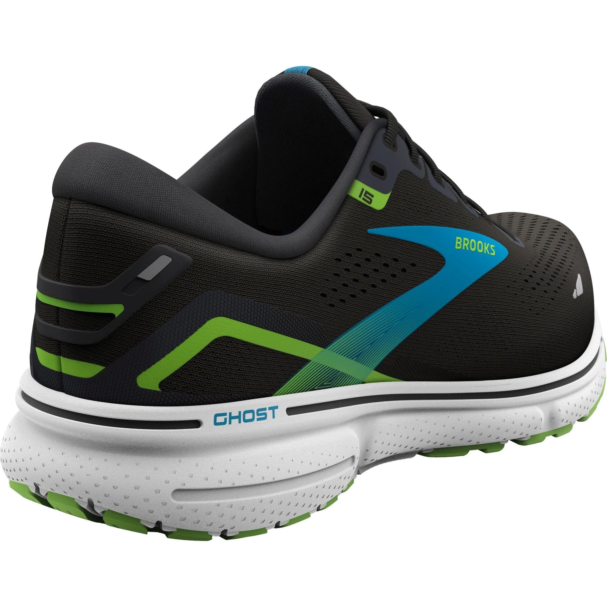 Brooks Ghost 15 Mens Running Shoes - Black
