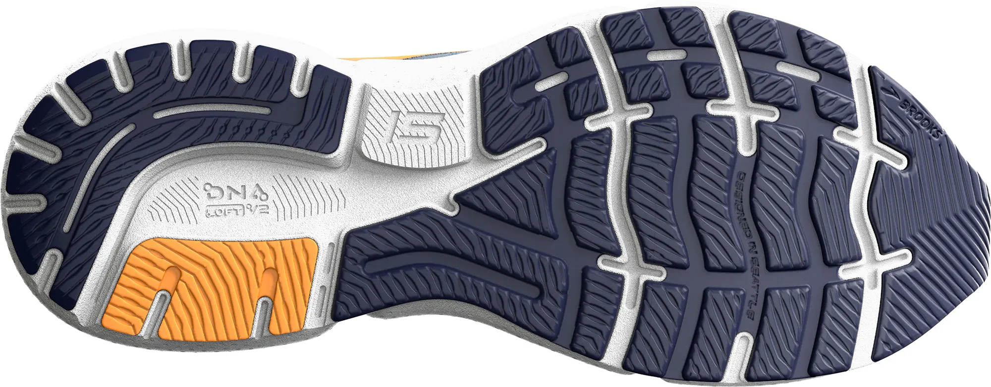 Brooks Ghost 15 Mens Running Shoes - Grey