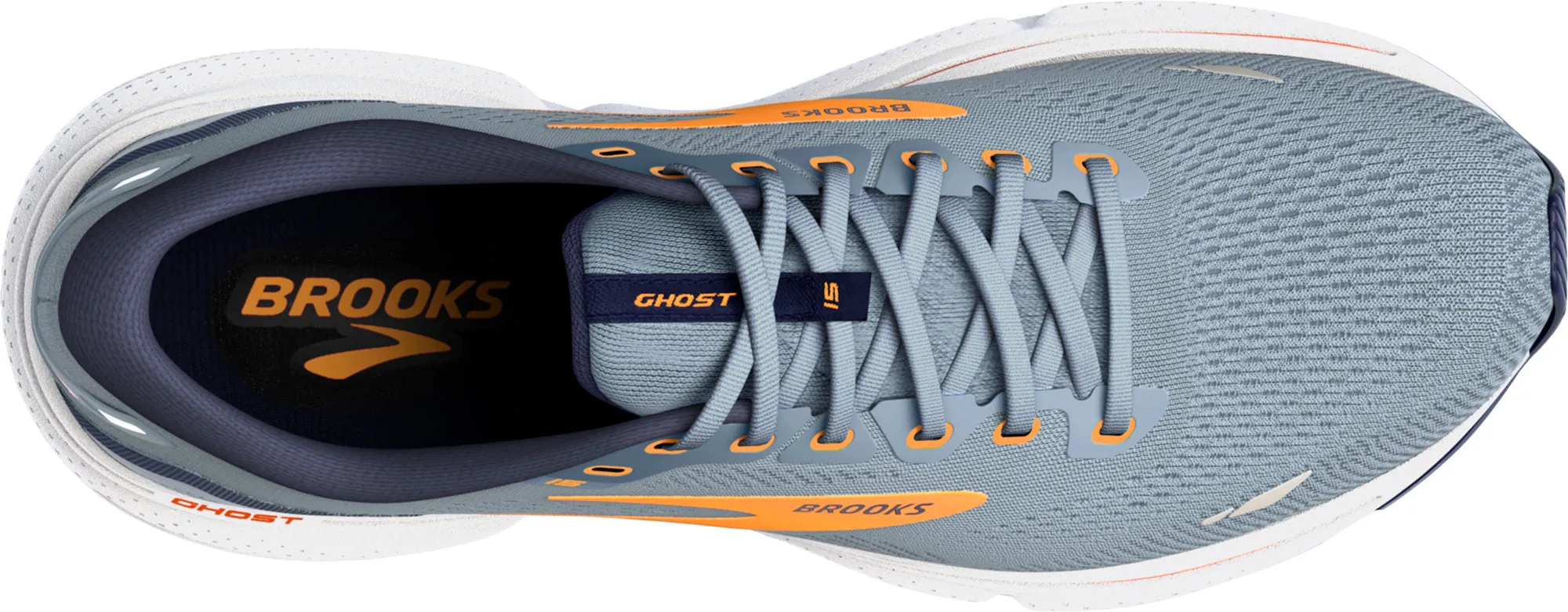 Brooks Ghost 15 Mens Running Shoes - Grey