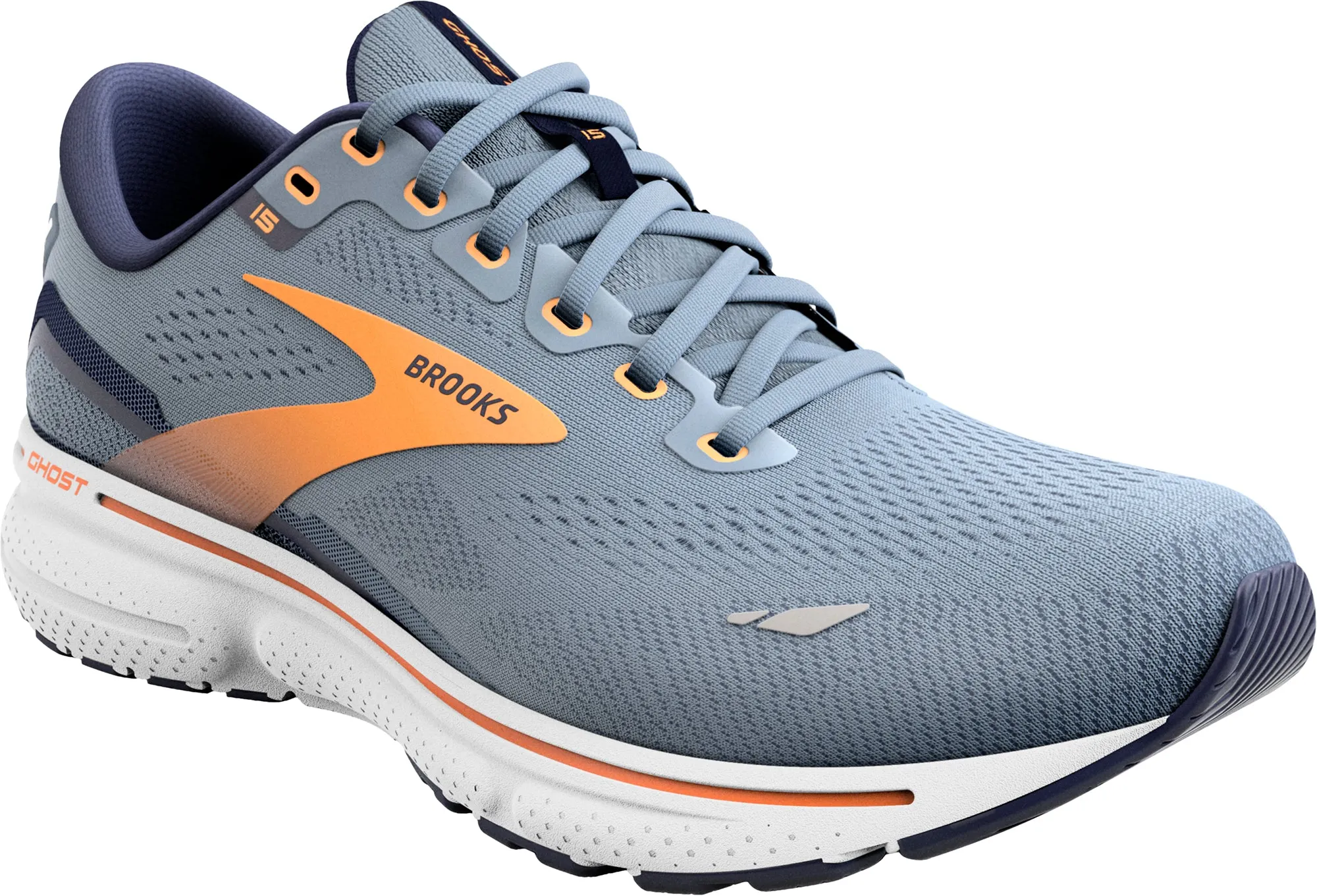 Brooks Ghost 15 Mens Running Shoes - Grey