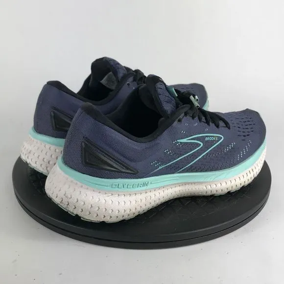 Brooks Glycerin 19 Blue Athletic Running Shoes 1203431B473 Women’s Size 8