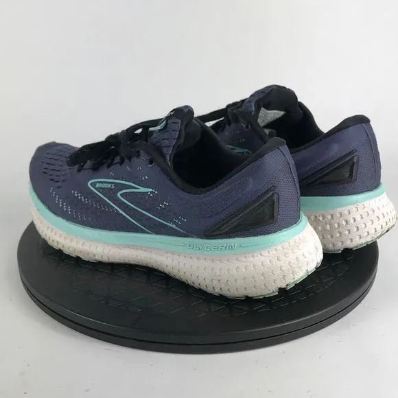 Brooks Glycerin 19 Blue Athletic Running Shoes 1203431B473 Women’s Size 8