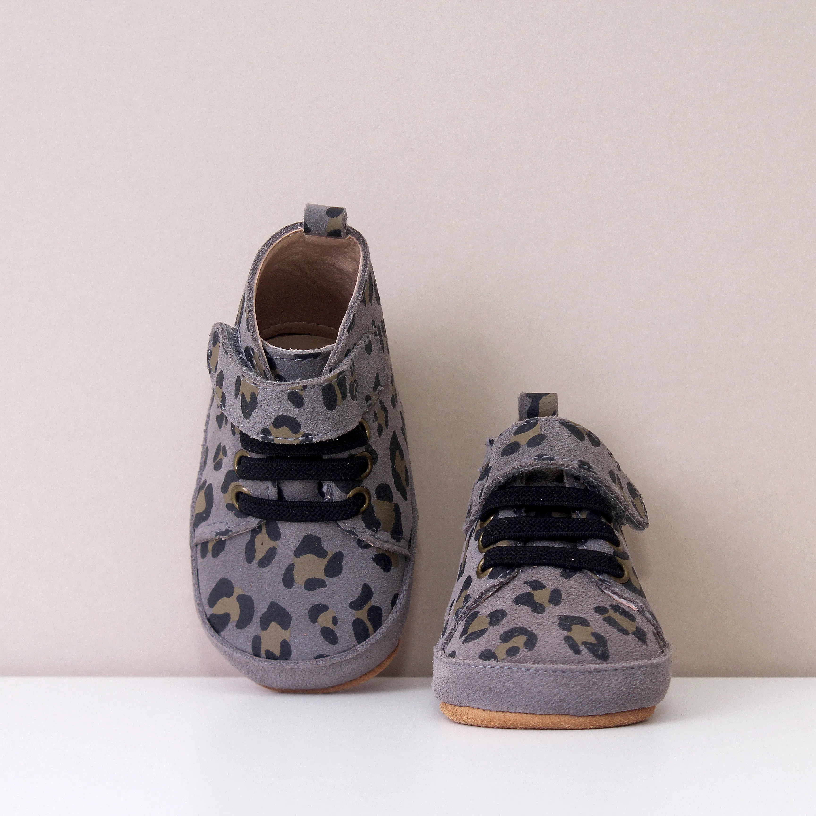 Buddy Grey Leopard Unisex Trainers