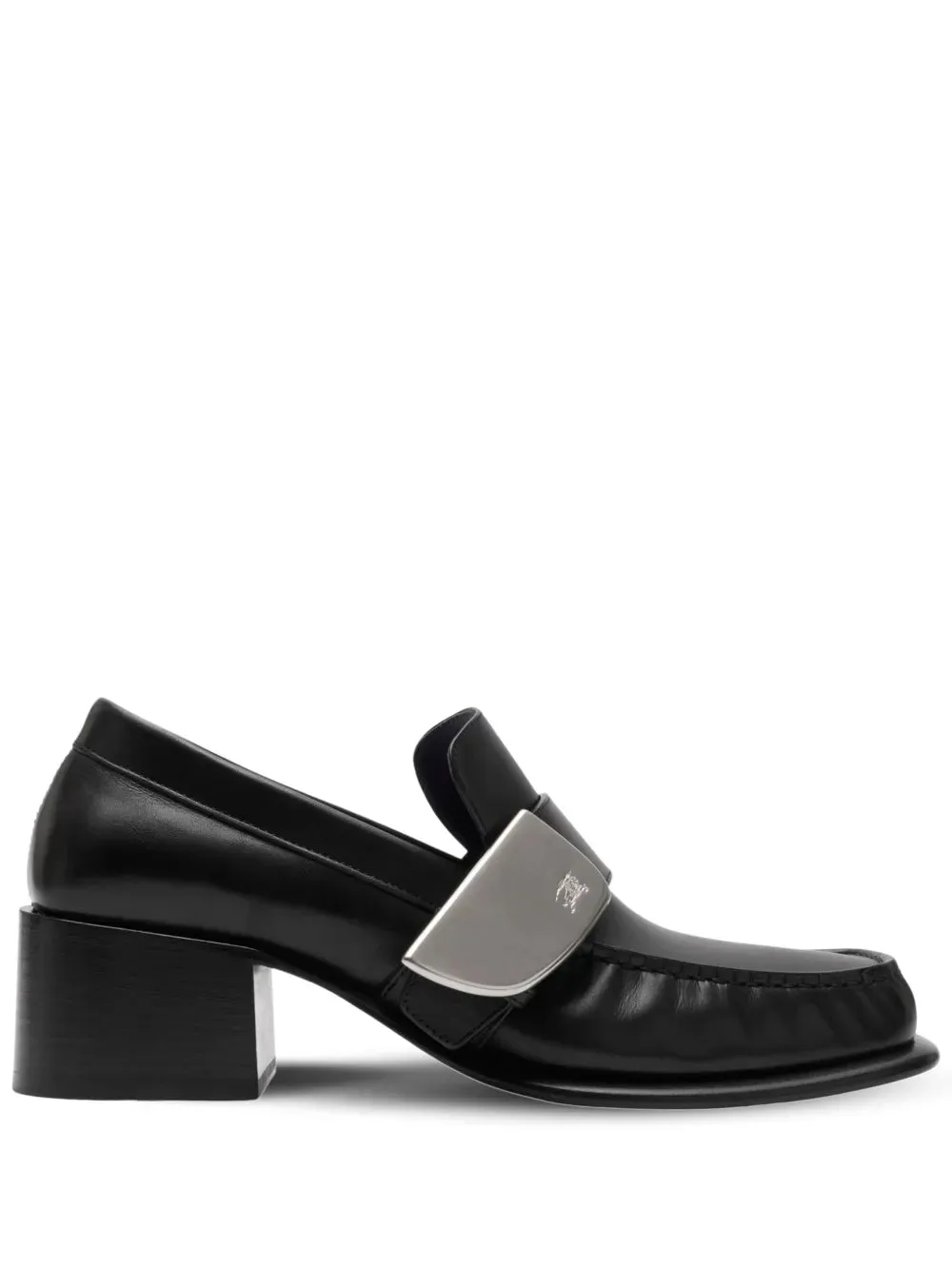 Burberry London Shield leather loafers