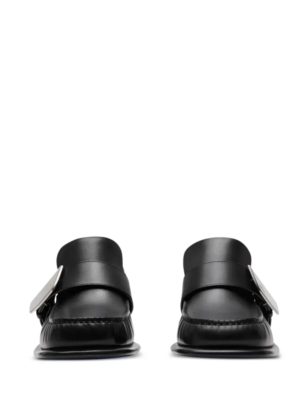 Burberry London Shield leather loafers
