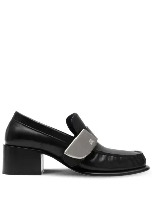 Burberry London Shield leather loafers