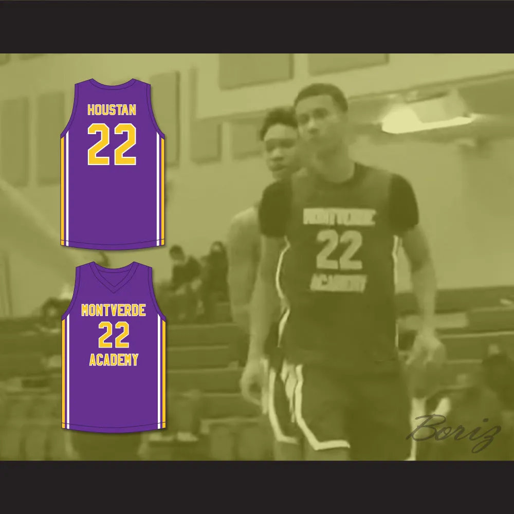 Caleb Houstan 22 Montverde Academy Eagles Purple Basketball Jersey 2
