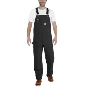 Carhartt Duck Bib Overall - Black 102776
