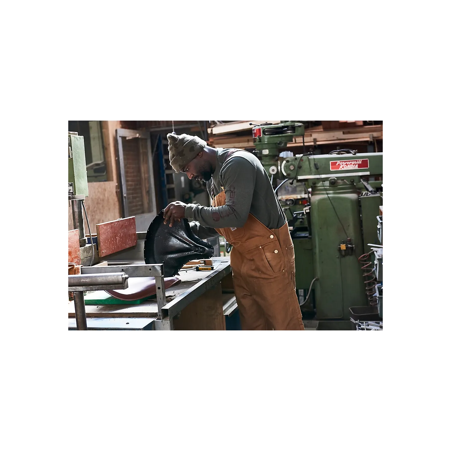 Carhartt Duck Bib Overall - Carhartt Brown 102776