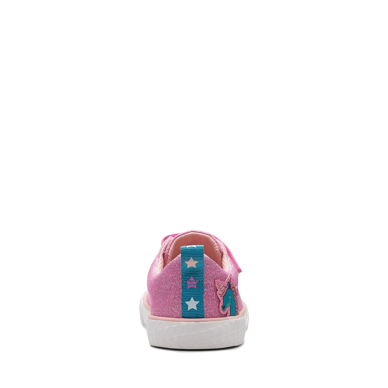 CLARKS GIRLS FOXING PLAY KID. (WIDE FIT)