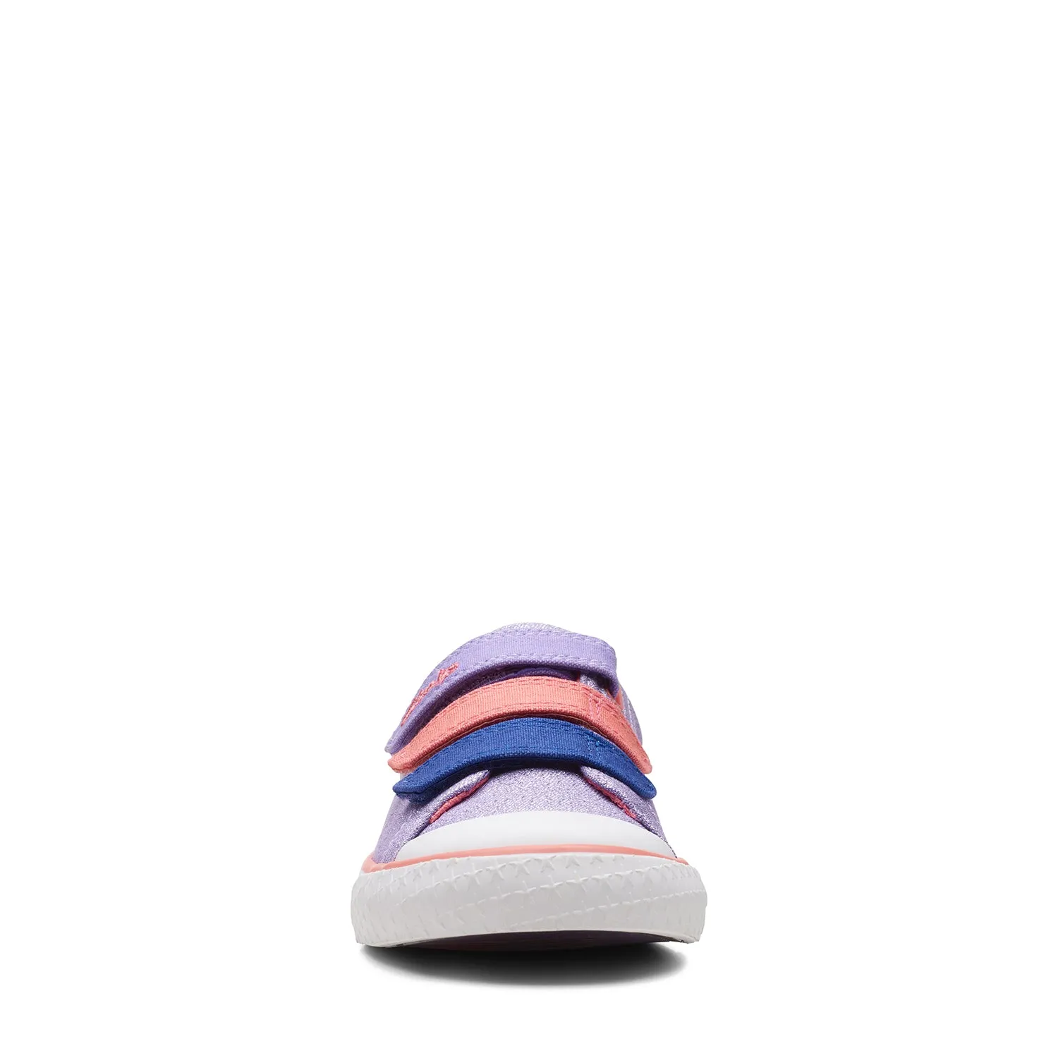 CLARKS GIRLS FOXING PLAY KID. (WIDE FIT)