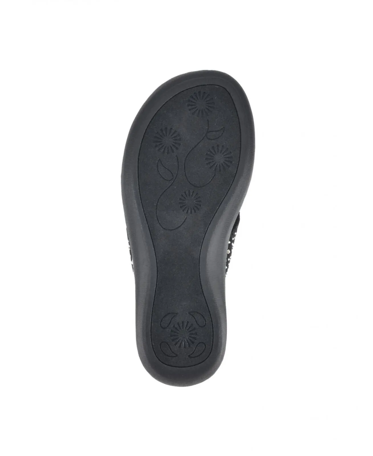 Cliffs By White Mountain Calling Women's Thong Sandal Black / Fabric 10M