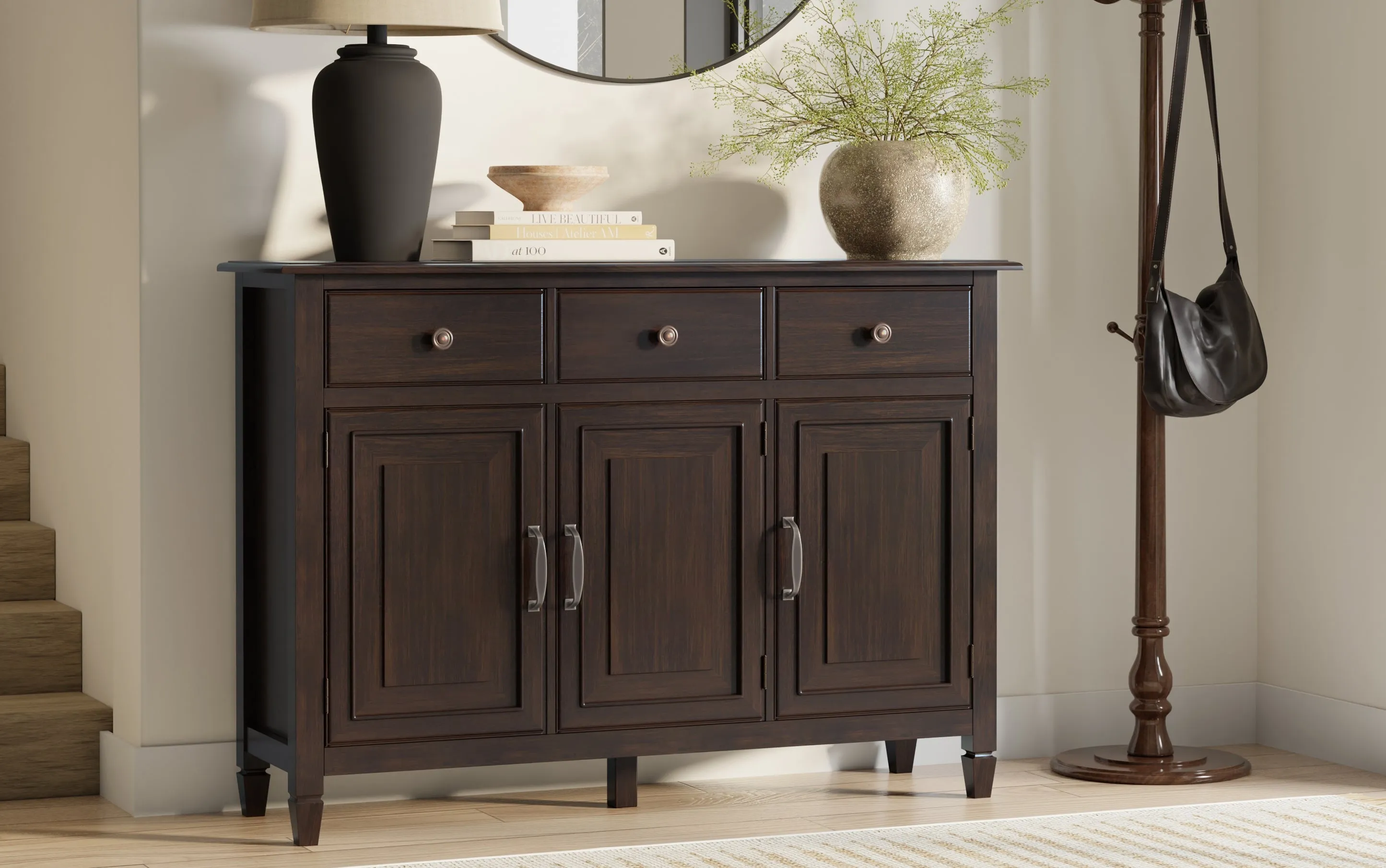 Connaught Wide Entryway Storage Cabinet